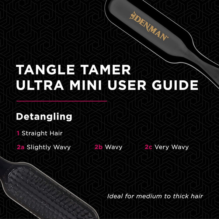 Denman - Tangle Tamer D90 schwarz