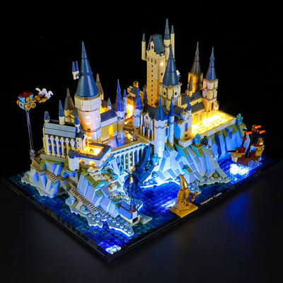 BRIKSMAX 76419 Led Licht für Lego Schloss Hogwarts mit Schlossgelände - Compatible with Lego Harry P