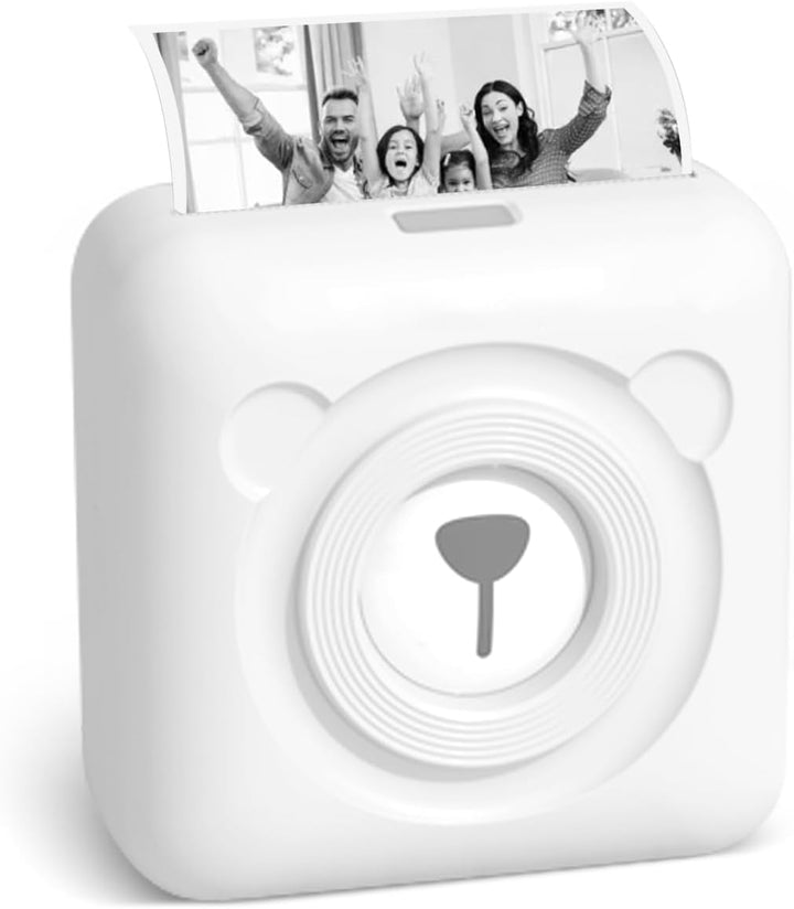 Etikettendrucker, Monochrom, Mini Drucker für Smartphone,PeriPage Sticker Drucker Klein Mini Fotodru