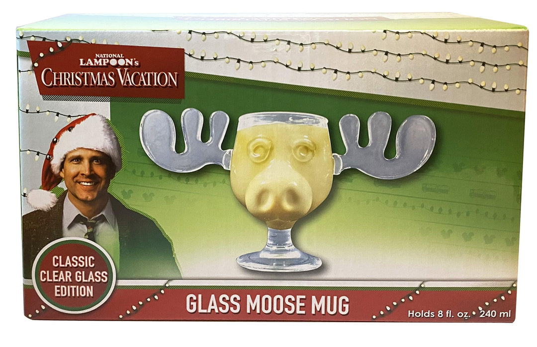 ICUP National Lampoon's Christmas Vacation Griswold Elch Tasse, 227 ml, transparent (08450) 1 Stück