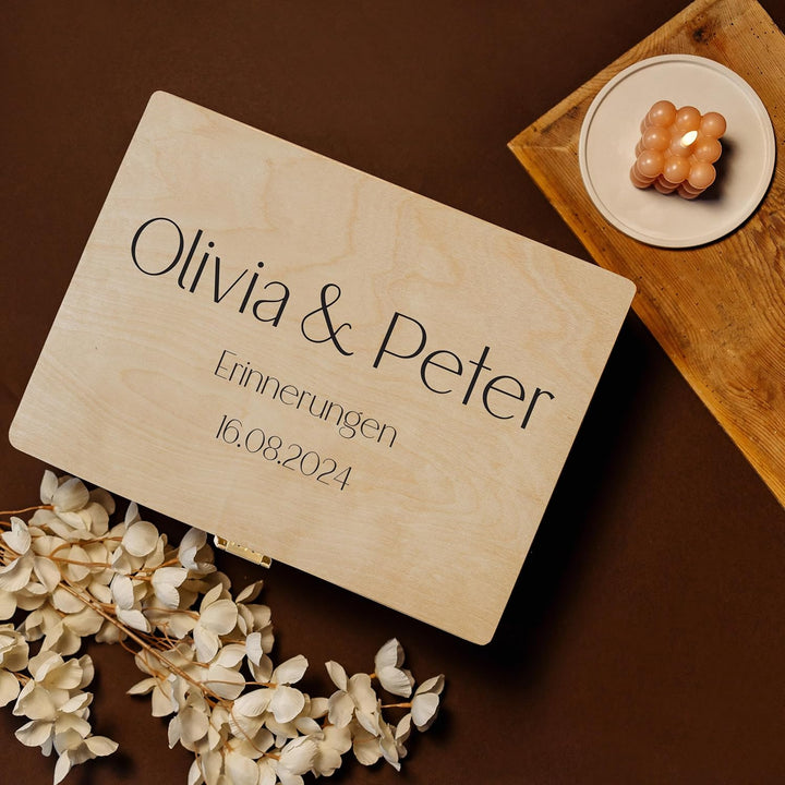 Creative Deco Personalisierte Geschenke Wunschtext Holzkiste | Dein Eigener Beliebiger Text Individu