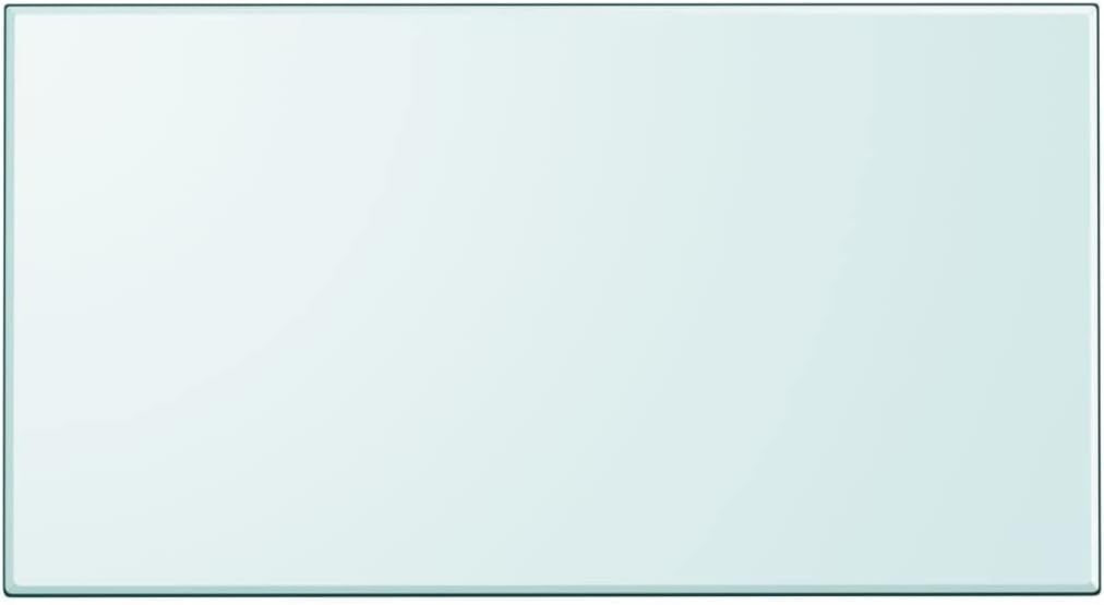 vidaXL Tischplatte Gehärtetes Glas 1200x650mm Glasplatte für Esstisch Tisch 120 x 65 cm Transparent,