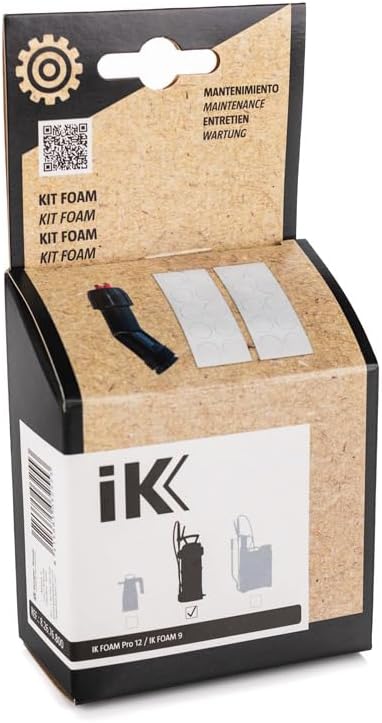 IK - Wartungskit für Foam 9 und Foam PRO 12 Sprüher - Qualitätskomponenten - Verbessert Haltbarkeit