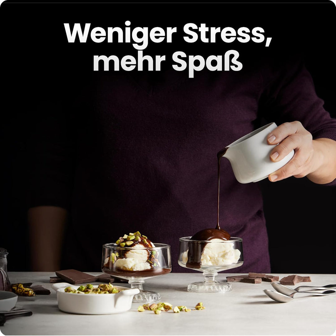 Iceman von Chefman Eismaschine, kein Vorgefrieren erforderlich dank Kompressor, für Eis, Frozen Yogu