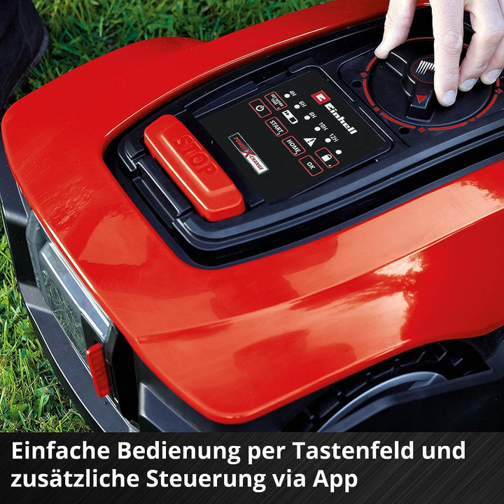 Einhell Mähroboter FREELEXO 500 BT Power X-Change (Li-Ion, Multizonen-Modus, bis 35% Steigung, Appst