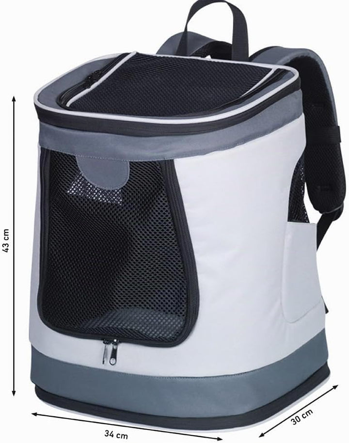 Nobby Rucksack "PLATA" grau 34 x 30 x 43 cm, Grau