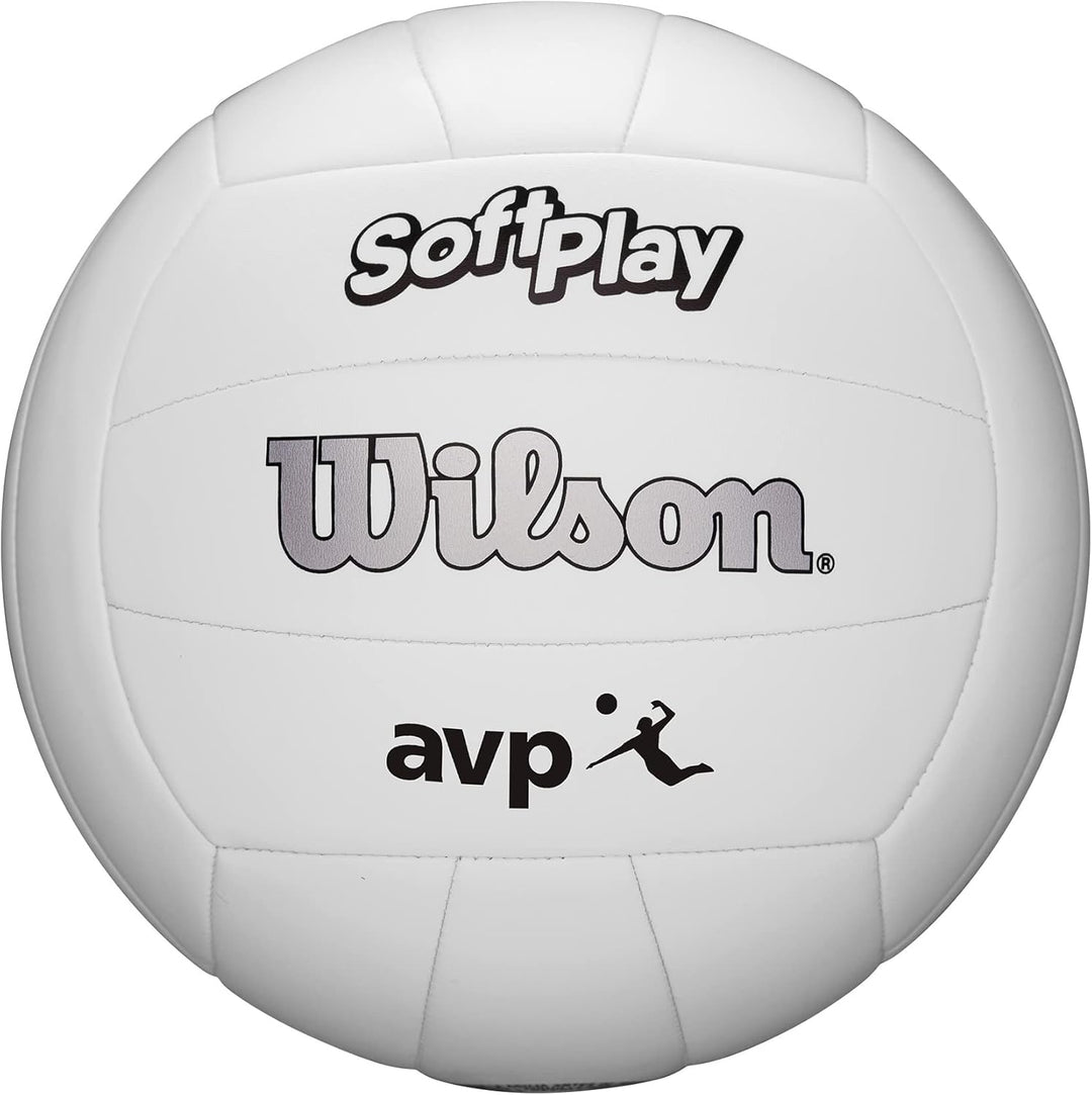 Wilson AVP Soft Play Volleyball - Official Size Weiss, Weiss/opulenter Garten