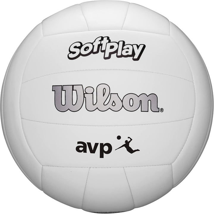 Wilson AVP Soft Play Volleyball - Official Size Weiss, Weiss/opulenter Garten