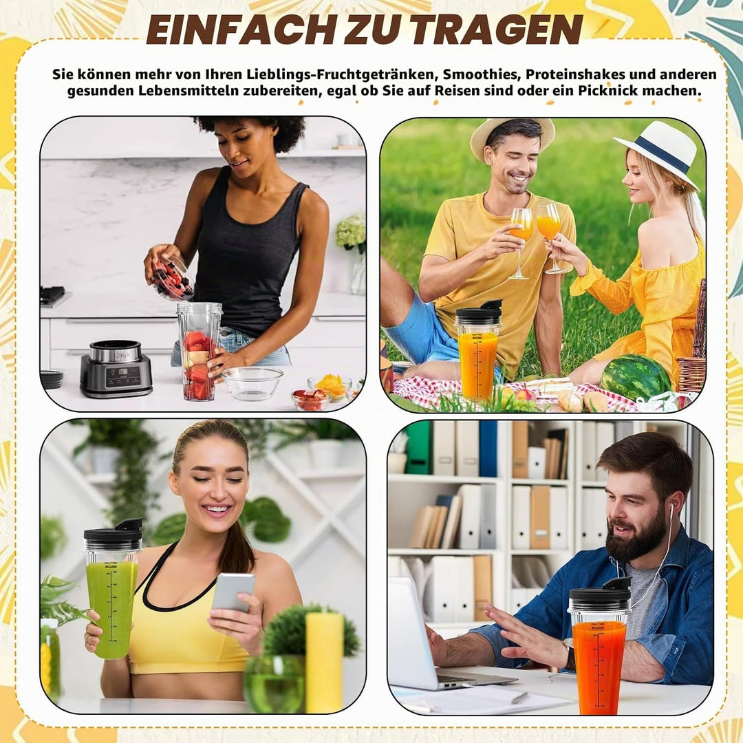Ersatzteile FüR Ninja Mixer Kompatibel mit CB350EU BN800EU BN750EU BN650EU BN495EU CB100EU FüR Ninja