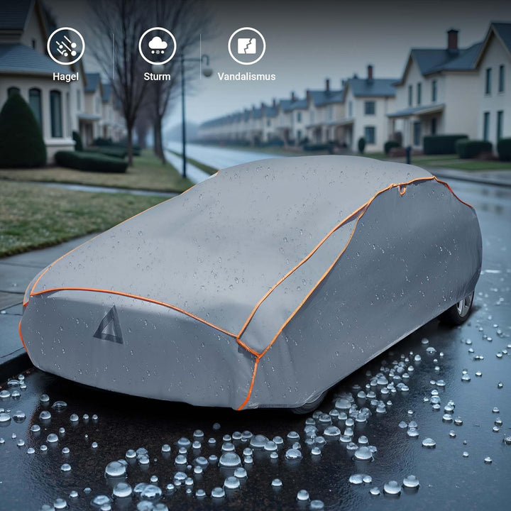 XPOtool Vollgarage für Auto Grösse M 431x165x119cm Schutz vor Hagel, wasserdicht, lackschonend, Auto