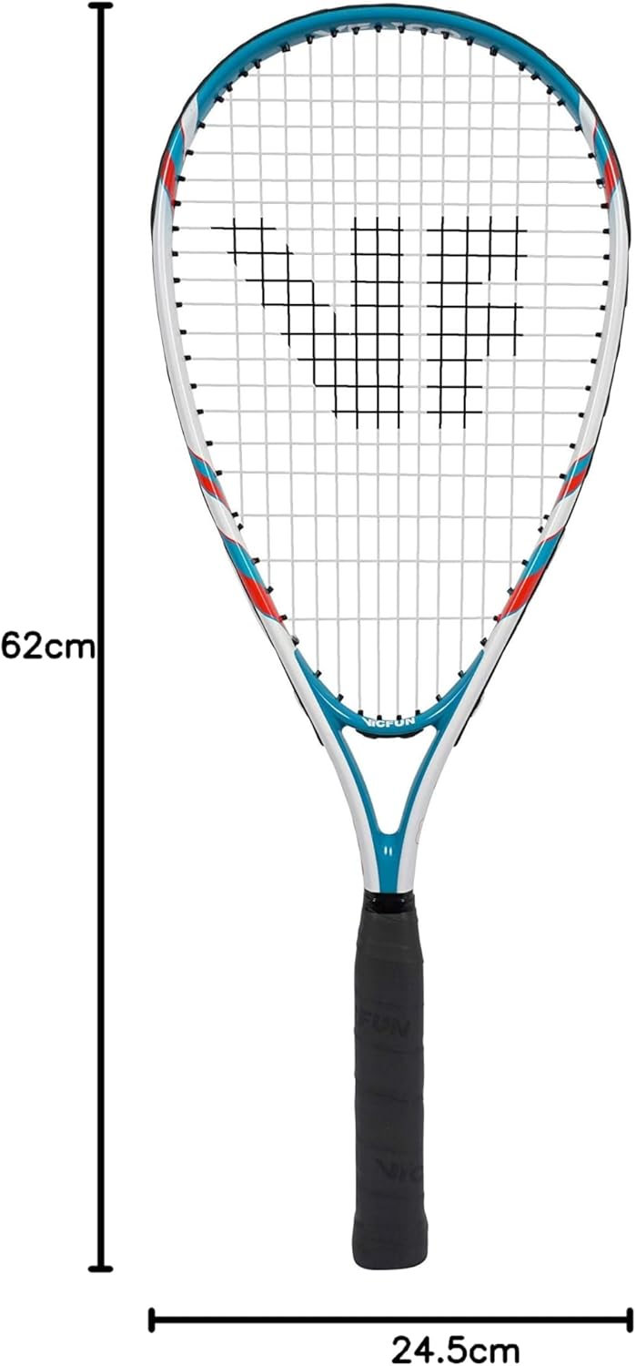 VICFUN Speed Badminton 100 Set - versch. Farben Weiss single, Weiss single