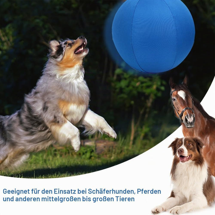 DONGKER Hüteball 18", 45cm Runde Herding Ball mit Ballabdeckung für Hund, Robuste Hundespielzeug mit