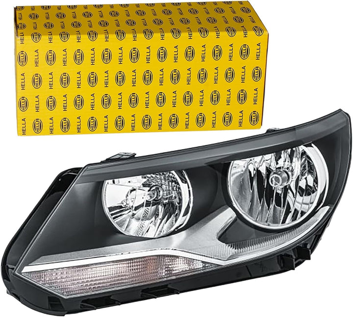 HELLA 1EL 010 749-211 FF/Halogen-Hauptscheinwerfer - links - für u.a. VW Tiguan (5N_), Links