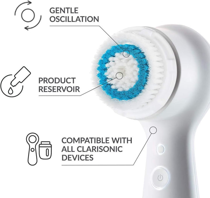 Clarisonic Deep Pore Gesichtsreinigungsbürstenkopf, kompatibel mit Mia 1, Mia 2, Mia Fit, Alpha Fit,