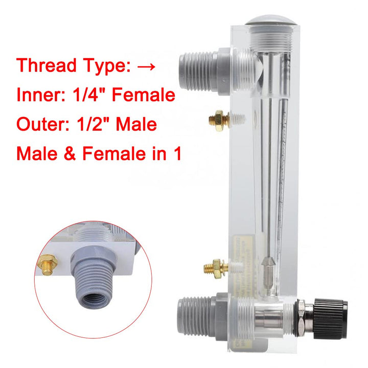 Messbereich 0.6-6 M3/H Gas-Durchflussmesser, LZM-15T, Knauf-Panel-Typ, Durchflussmesser, Messung meh