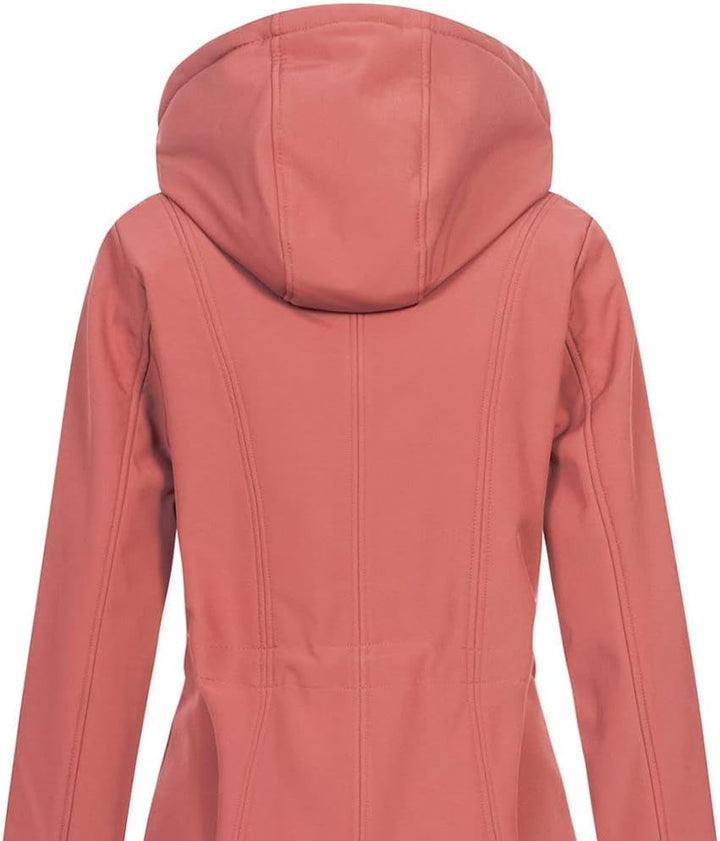Top Fuel Fashion Damen Softshelljacke Kurzmantel Ivana L Altrosa (Rosé), L Altrosa (Rosé)