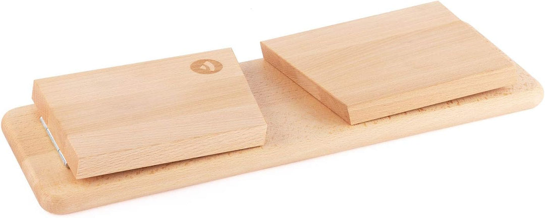 Bodhi Meditationsbank aus Holz (Buche) | Yoga Hocker aus Holz | Kniesitz Medibank für eine Tiefe Med