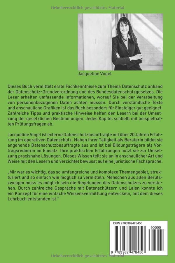 Lehrbuch für Datenschutzbeauftragte: Teil 1 - Basiswissen (Datenschutz nach DSGVO und BDSG - Lehrbüc