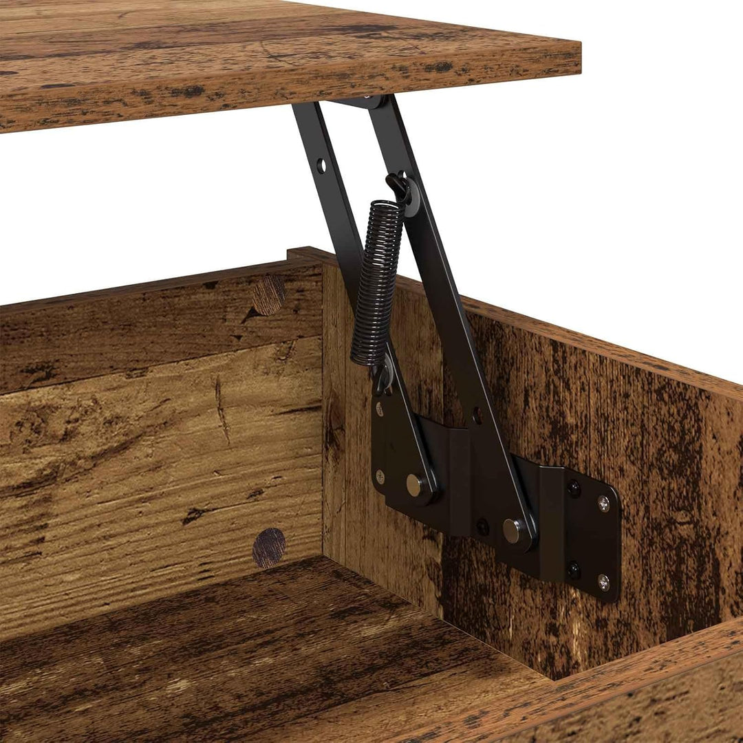 vidaXL Couchtisch für's Wohnzimmer mit klappbarem Deckel – modern, rechteckig, Glatte Oberfläche, fu
