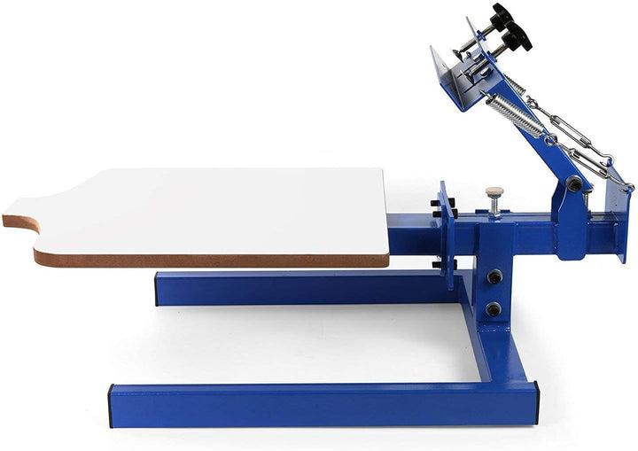 SDKEHUI Siebdruckmaschine 45x55cm Silk Screen Printing Machine 1 Farbe 1 Station Siebdruckmaschine D