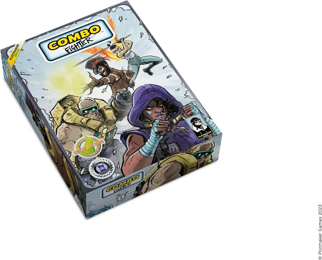 Plotmaker Games - Combo Fighter: Plotmaker Edition - Pack 1 - Kartenspiel - 1 bis 4 Spieler - Ab 14