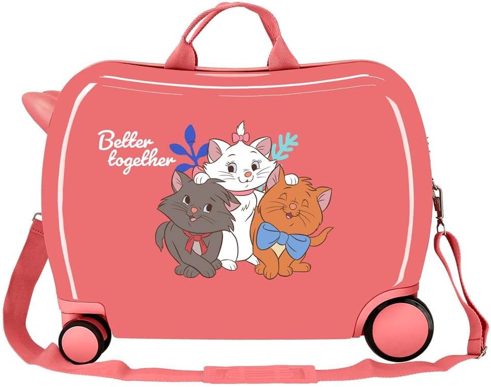 Disney Aristocats Kinderkoffer, 50 x 38 x 20 cm Aristocats Koralle, Aristocats Koralle