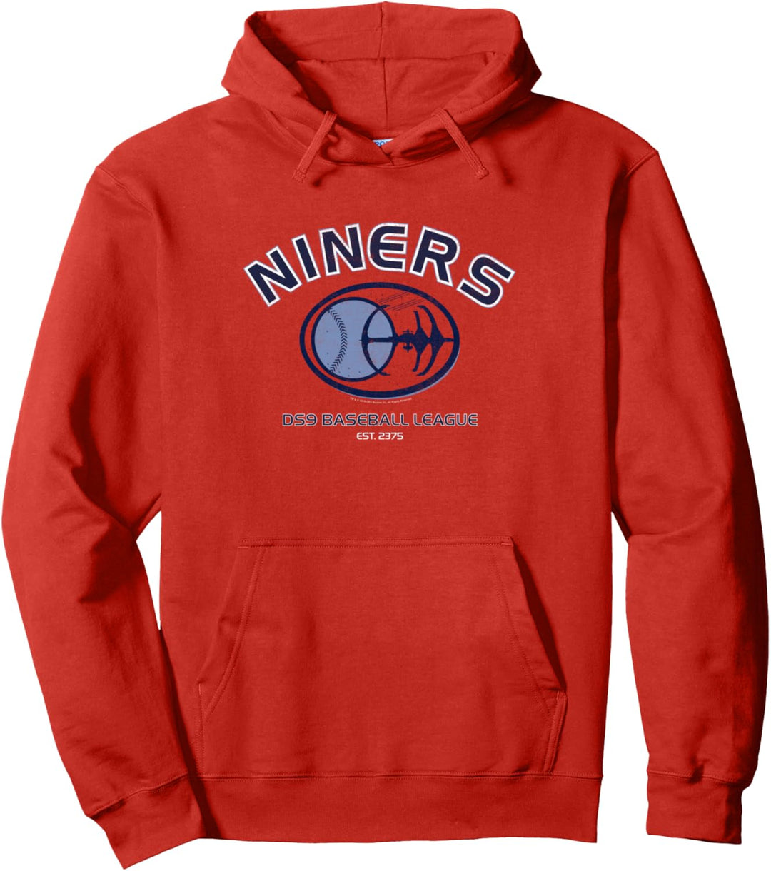 Star Trek DS9 Niners Baseball League Logo Pullover Hoodie