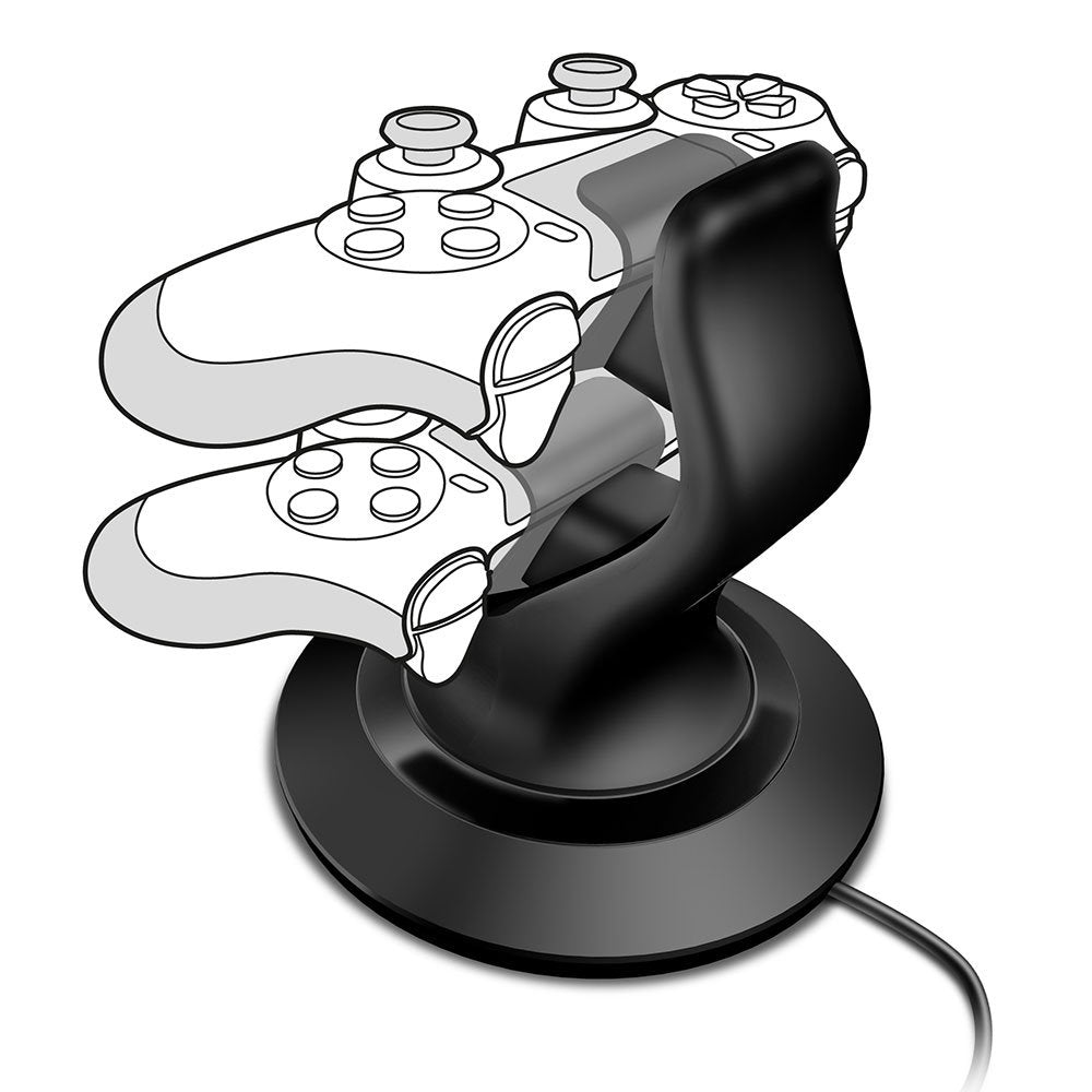 Speedlink TWINDOCK Charging System - Ladestation für 2 DUALSHOCK-4-Controller der PlayStation 4, sch