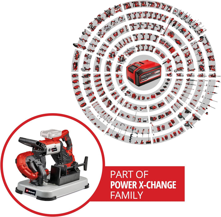 Einhell Akku-Bandsäge TE-MB 18/127 U Li-Solo Power X-Change (18 V, 115 mm Schnitthöhe, 127 mm Schnit