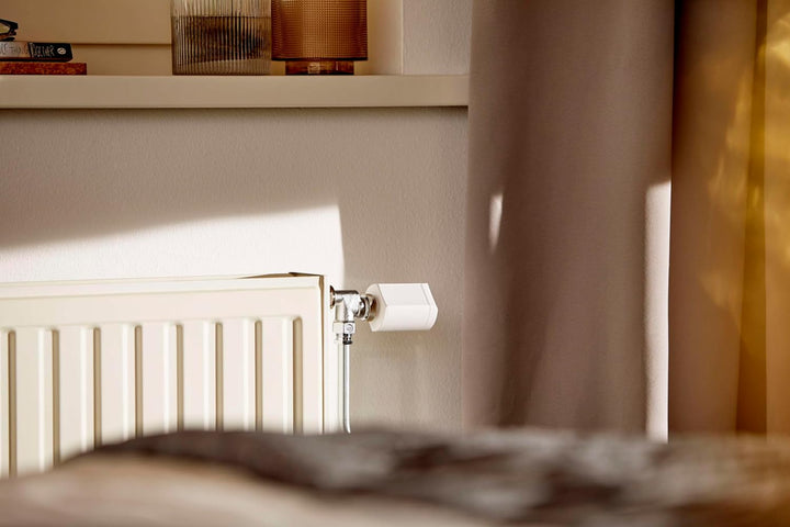 Somfy 1870508 - Heizkörper-Thermostat io | Zur automatischen Regelung der Temperatur von Warmwasserh