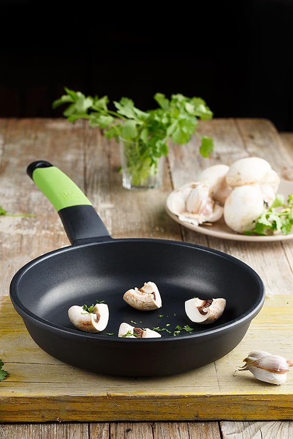 BRA PRIOR - 30 cm Bratpfanne, Aluminiumguss mit Teflon Classic Antihaft, geeignet für alle Küchentyp