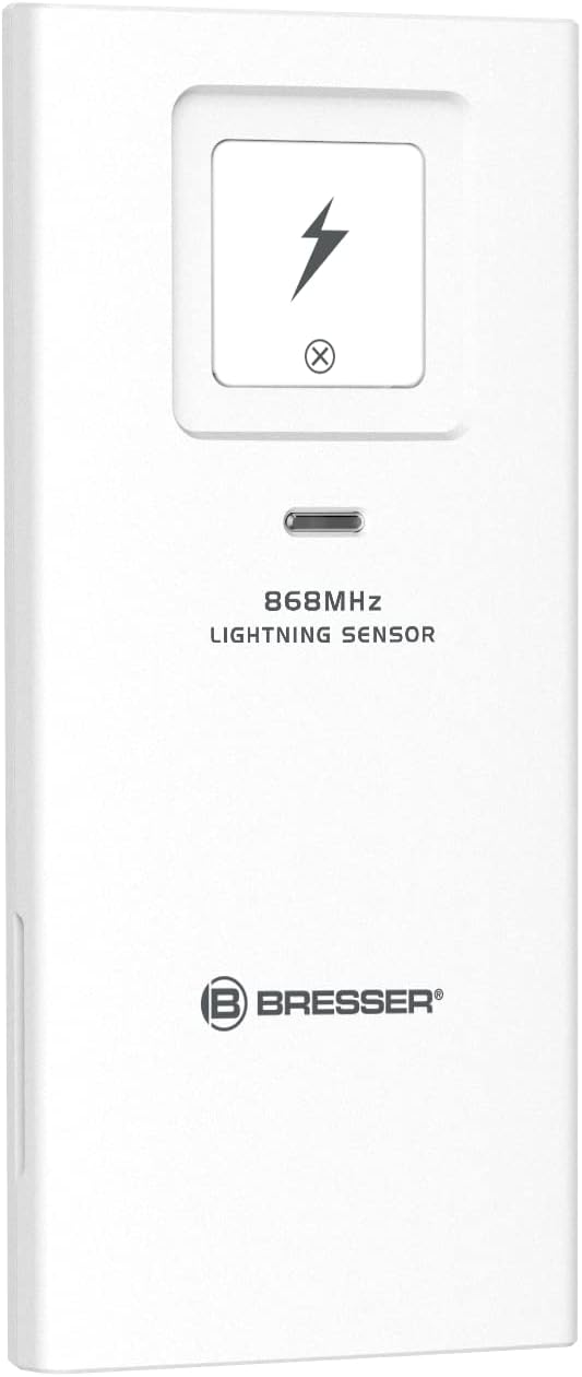 Bresser Blitzsensor als zusätzlicher Aussensensor für Wetter-Center 7003210, 7003220, 7003230, Funkf