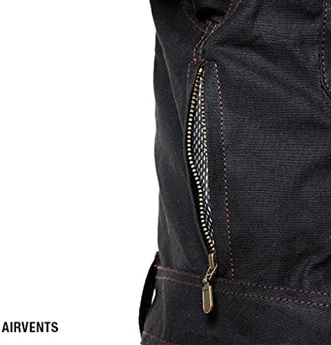 Bores Trophy Pro 1 Classic Wachsjacke Schwarze Herren Textiljacke, Schwarz, Grösse 4XL