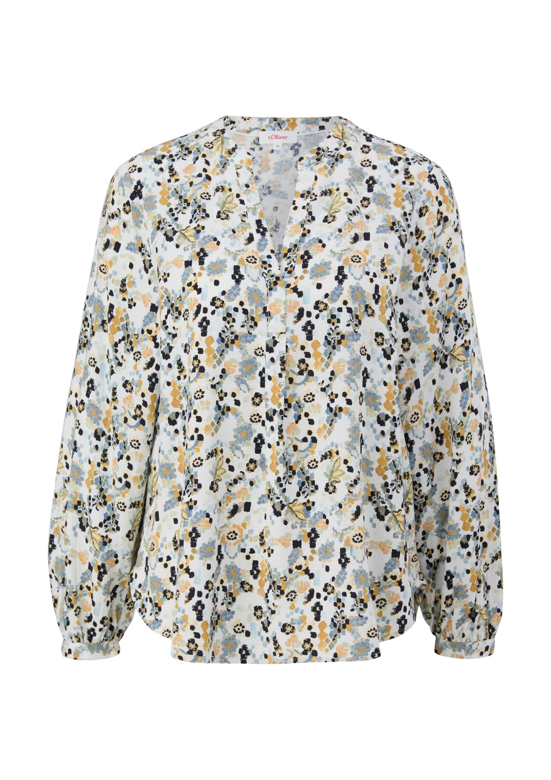 s.Oliver Damen Bluse Langarm 2128312 Bluse Langarm 32 Weiss, 32 Weiss