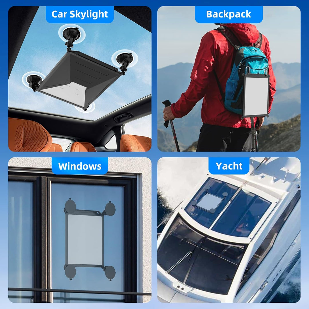 JCrunaway Starlink Mini Saugnapfhalterung,Starlink Mini Halterung Autohalterung Saugnapf Fensterhalt