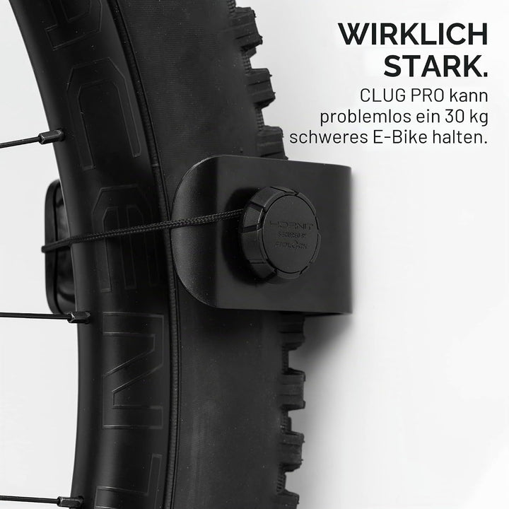 Hornit CLUG PRO Fahrrad-Wandhalterung | Fahrradträger Wandhalterung gesichert durch FIDLOCK Gurt | 5