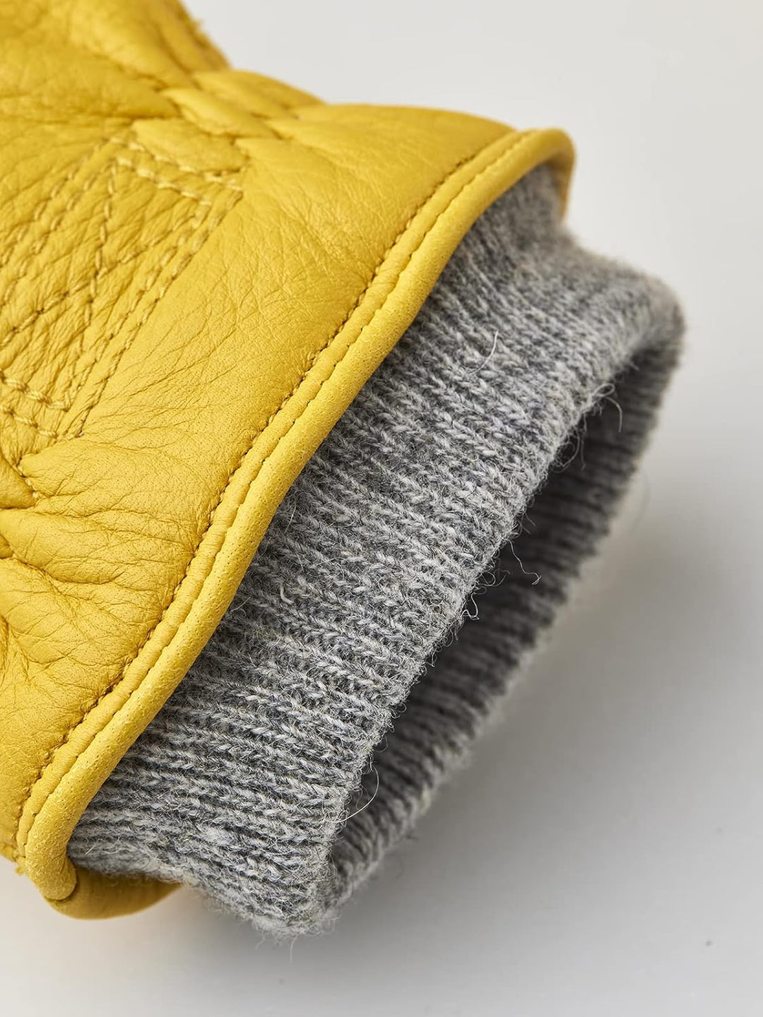 Hestra Herren Olav Hirschleder-Handschuhe für kaltes Wetter Gelb (Natural Yellow) 10, Gelb (Natural
