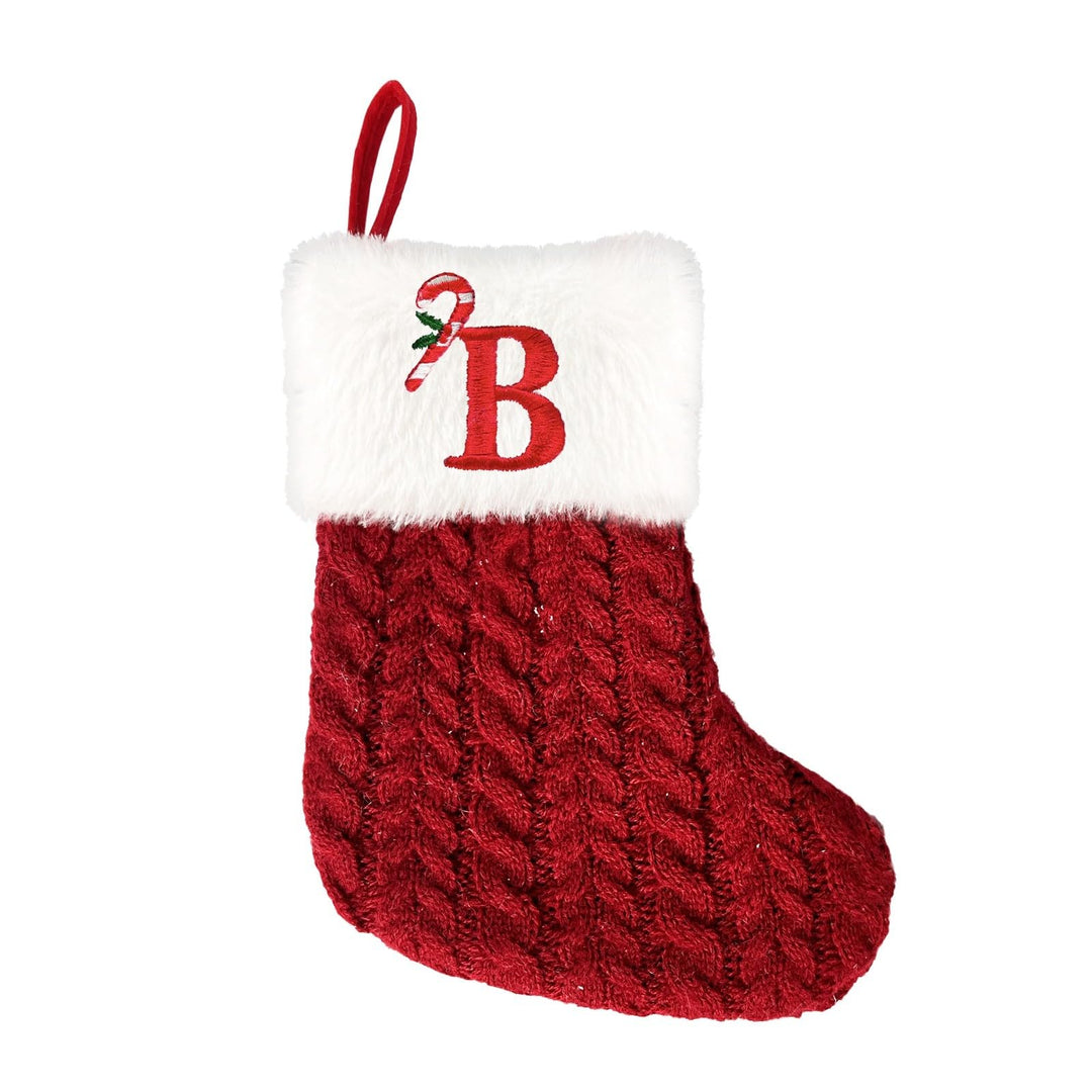 Weihnachtsstrümpfe mit Buchstaben Weihnachtssocke 20 cm Bestickter Nikolausstrumpf Christmas Stockin