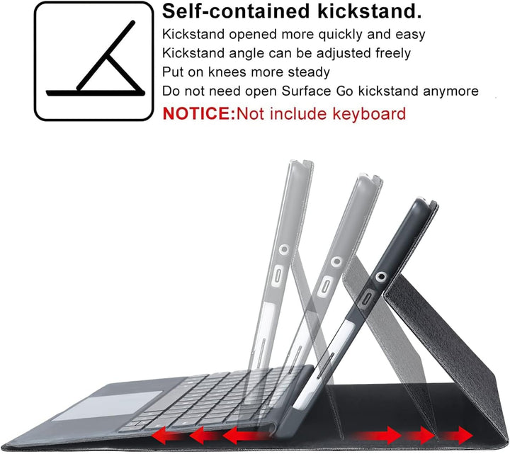 Omnpak Hülle für Microsoft Surface Go 4/Surface Go 3 2021/Surface Go 2 2020/Surface Go 2018,Business