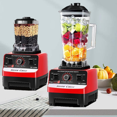 Multifunktional Standmixer 2L Blender Mixer 15 Geschwindigkeitsstufen Rührmaschine 4500W Smoothie Ma