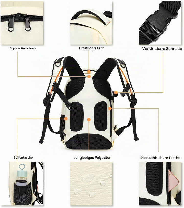 MOSISO Kamerarucksack,DSLR/SLR/Spiegellose Fotografie Kameratasche Puffer Gepolsterte Stossfeste Tas
