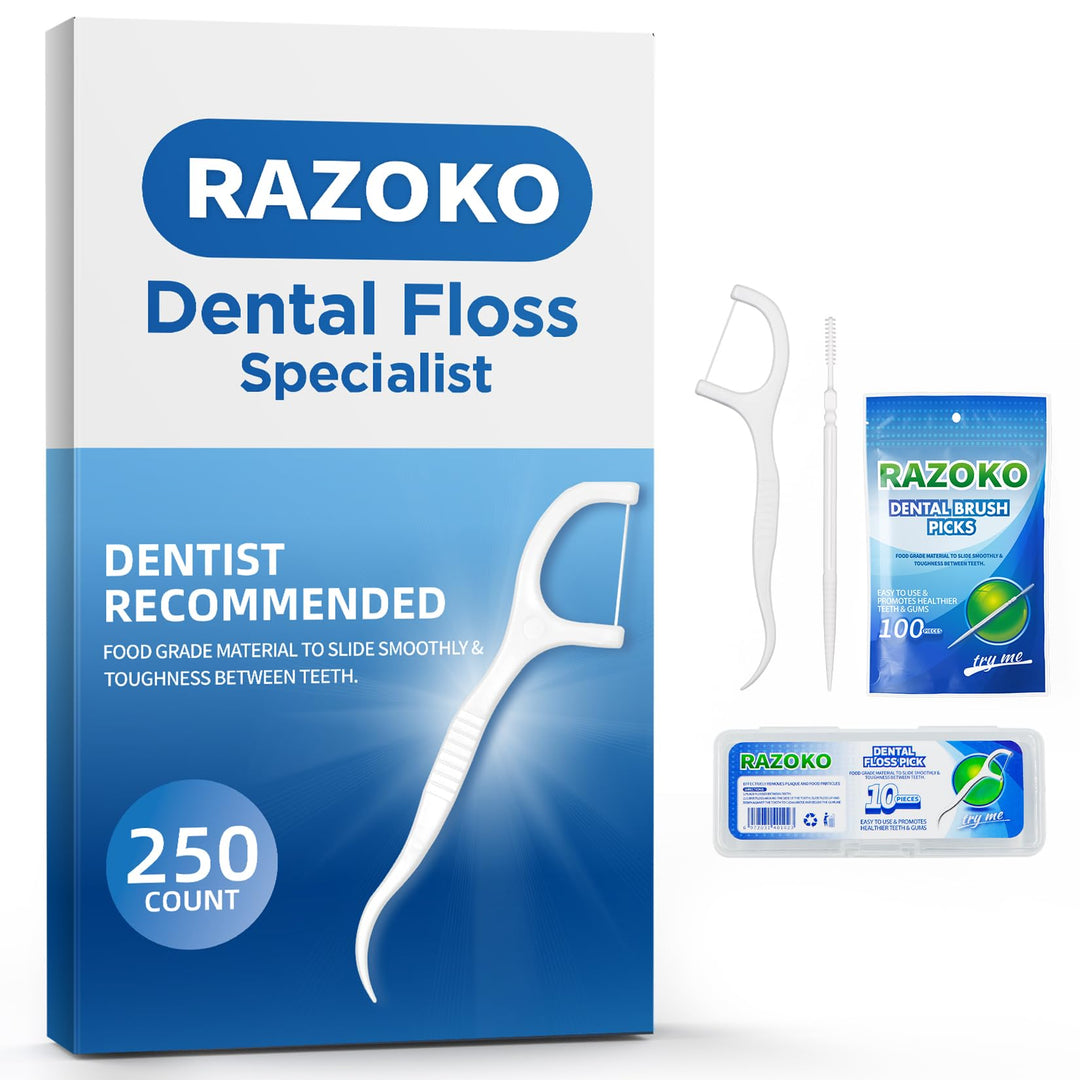 Dental Floss Picks High Pull Toothpicks Sticks,Professional Clean Floss Picks,Unflavored Disposable