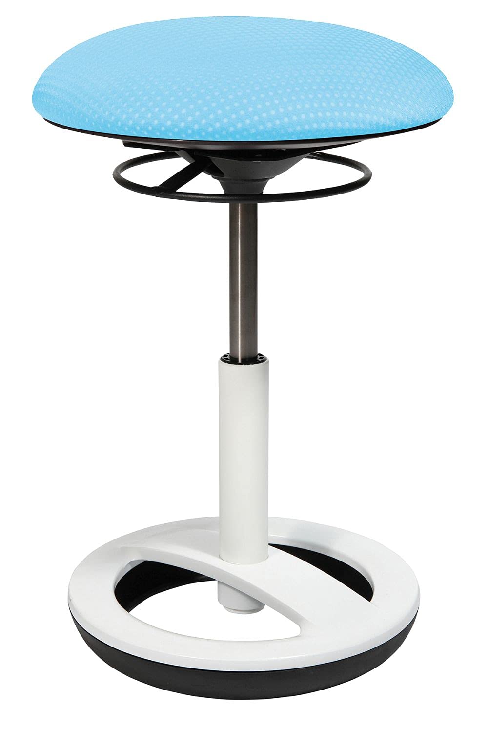 Topstar Sitness Bob, ergonomischer Sitzhocker, Arbeitshocker, Bürohocker mit Schwingeffekt, Sitzhöhe