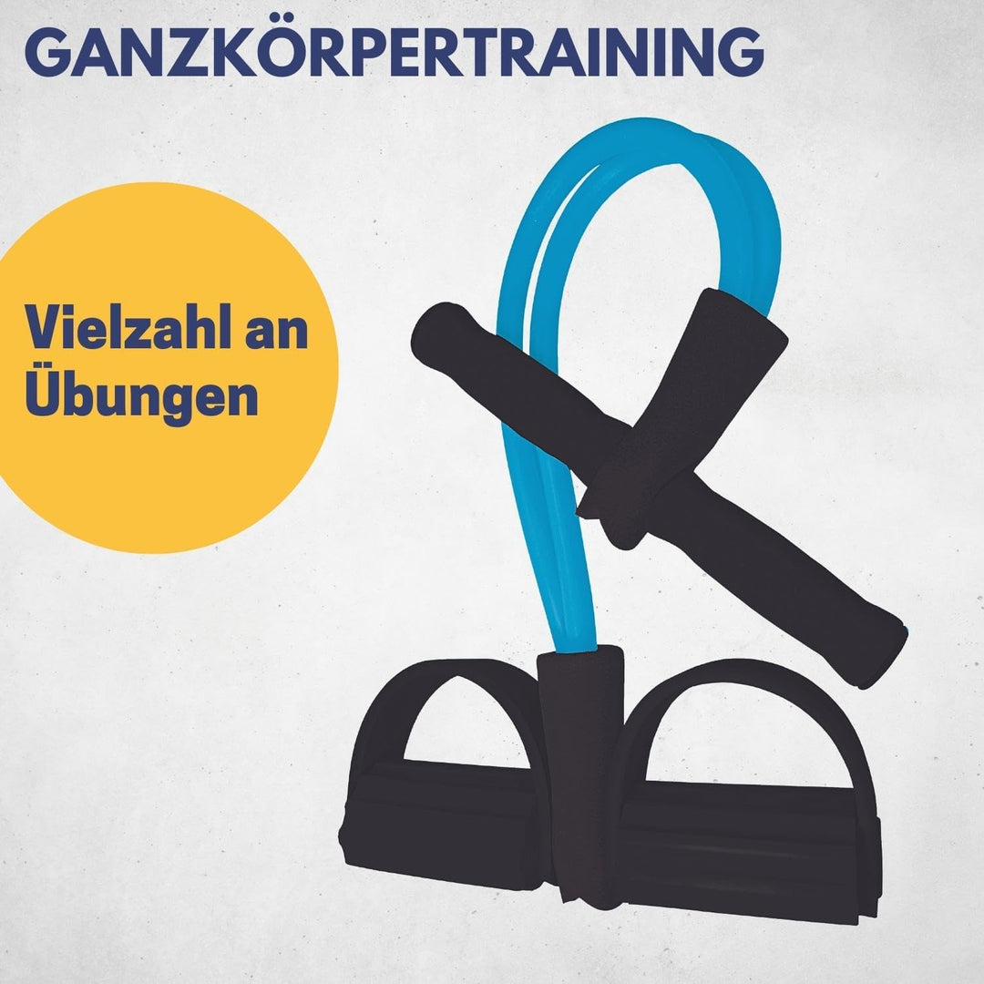 BEST SPORTING Soft-Bodytrimmer I Ideal für Ganzkörpertraining I Trainingsband mit Griff und Fussstel