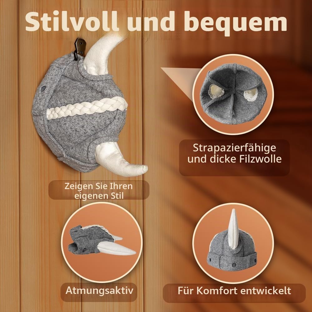 SHSH trade group Saunahut Wikinger Russischer Banya Hut für Herren - Hüte Saunahut für