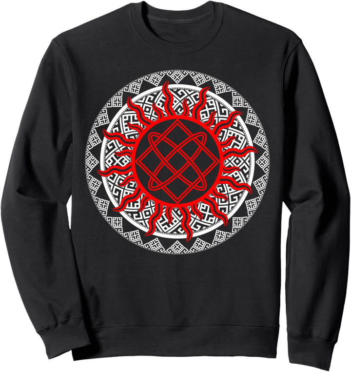 Lada slawisches Erbe heidnischer Gott Schönheit Gottheit rotes Symbol Sweatshirt