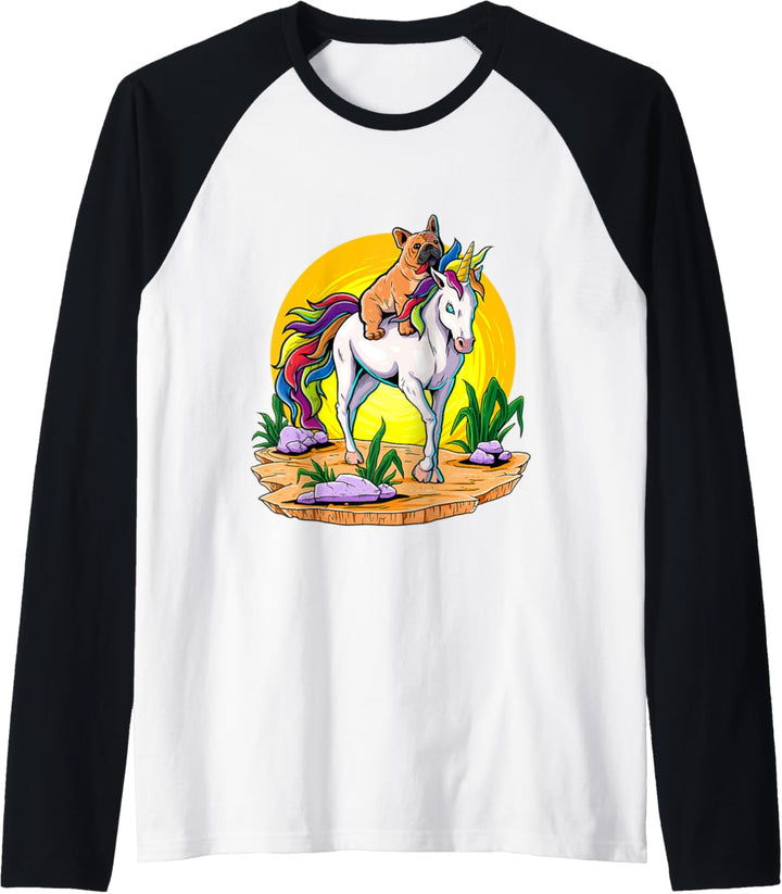 Bigfoot Riding Dinosaur T-Rex Boys Kids Girls Cool Sasquatch Raglan