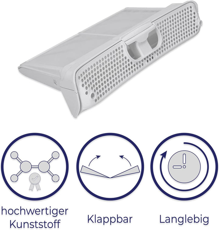 LUTH Premium Profi Parts Flusensieb Sieb Filtertasche Filter kompatibel mit Bosch Siemens Constructa