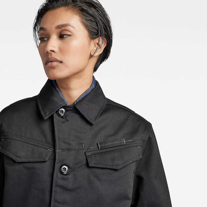 G-STAR RAW Herren Worker Overshirts XS Schwarz (Dk Black D21445-c900-6484), XS Schwarz (Dk Black D21