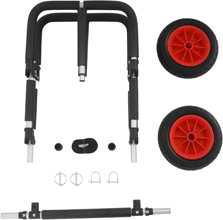 SUP Trolley, Platz für 2 Kajaks oder SUPs, Kajakwagen, Surfwagen Surfboard Transportwagen, 10-Zoll-R